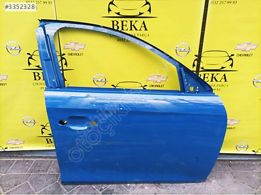 OPEL CORSA F SAĞ ÖN KAPI MAVİ ÇIKMA ORJİNAL YEDEK PARÇA