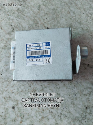 CHEVROLET CAPTİVA OTOMATİK ŞANZIMAN BEYNİ 96625112RX
