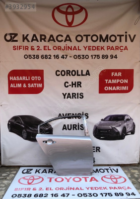 2019-2025 TOYOTA COROLLA ÇIKMA ORJİNAL SAĞ ARKA KAPI