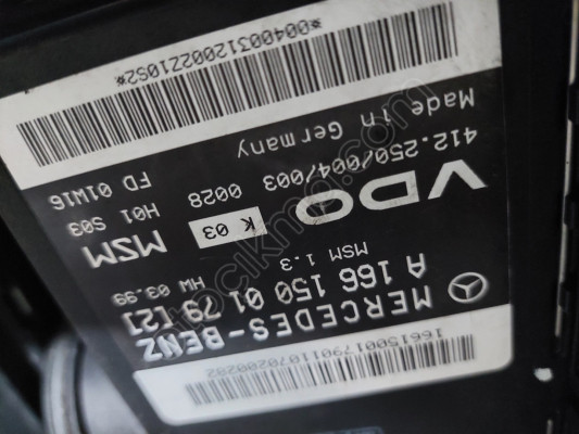 Mercedes A 160 motor beyni