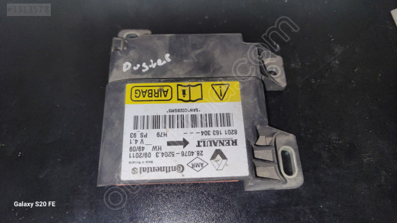 Dacia duster airbag beyni