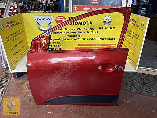 DACİA SANDERO ÇIKMA ORJİNAL 2023 SOL ÖN KAPI VE DİĞER PARÇALARI