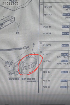 citroen c3 kapı uzaktan kumandası sol 9143 N1