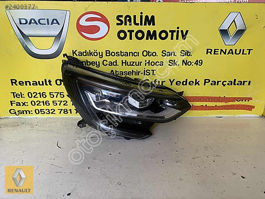 RENAULT MEGAN 4 SAĞ FAR İCON LED ORJİNAL ÇIKMA PARÇALAR