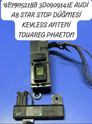 4E1905218B 3D0909141E AUDİ A8 STAR STOP DÜĞMESİ KEYLESS ANTENİ