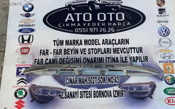 FİAT LİNEA ORJİNAL ÇIKMA ARKA BAGAJ NİKALEJİ