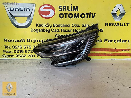 RENAULT MEGAN 4 SOL FAR ORJİNAL ÇIKMA İCON 2022 2023 MAKYAJLI