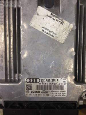 07K907309E 0261S15056 AUDİ A6 MOTOR BEYNİ MED17.1.61