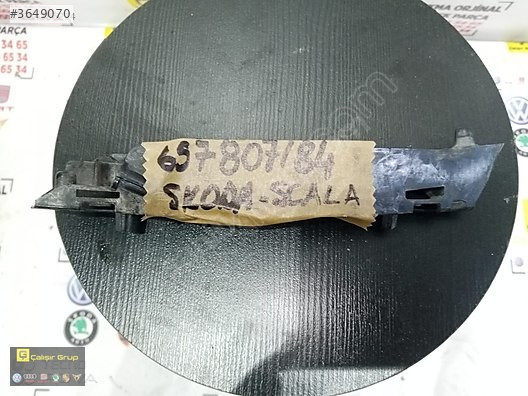 SKODA SCALA SOL ÖN TAMPON BRAKETİ OEM 657807184 ÇIKMA SÖKME YEDE