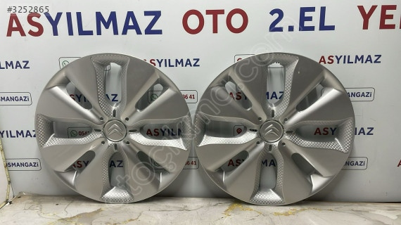 CİTRÖEN C4 CACTUS JANT KAPAĞI 2’Lİ ORJİNAL 15 İNÇ