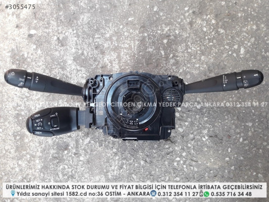 citroen c3 çıkma far sinyal silecek kolu takımı (2016-2024-B618)