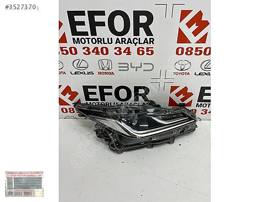 TOYOTA COROLLA SAĞ FAR FULL LED ÇIKMA ORJİNAL YEDEK PARÇA