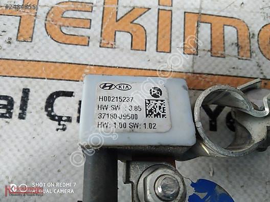 HYUNDAİ KONA ORJİNAL AKÜ ŞASE KABLOSU EKSİ BEYİNLİ - 37180-J