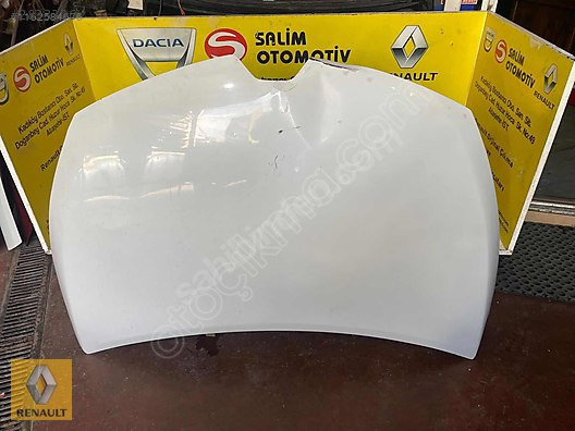 RENAULT CLIO 4 ÇIKMA ORJİNAL BEYAZ MOTOR KAPUTU VE DİĞER PARÇALA