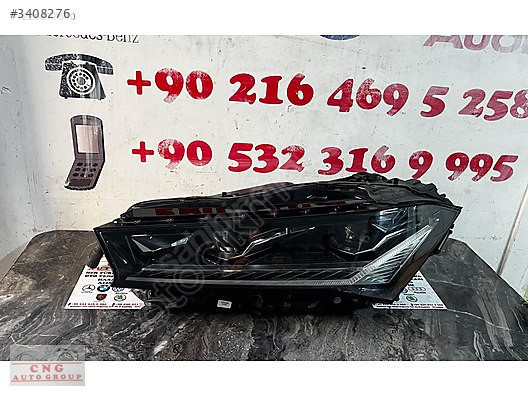 SKODA SUPERB 2024 ORJİNAL ÇIKMA SOL FAR