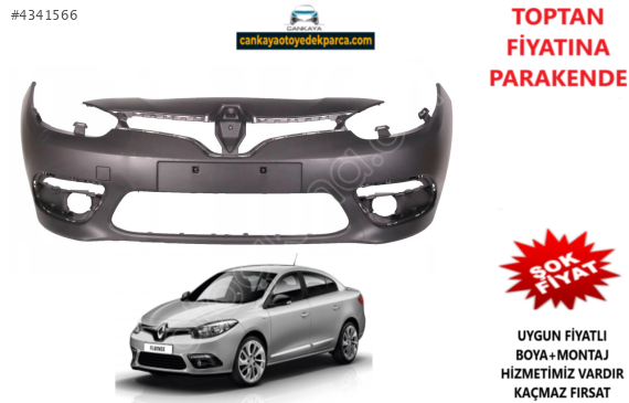 RENAULT FLUENCE YENİ KASA 2013ÖN TAMPON SIFIR 1.KALİTE  62010489