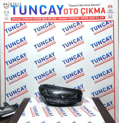 SKODA FABİA SAĞ FULL LED FAR 2022-2024 ÇIKMA PARÇA ORJİNAL