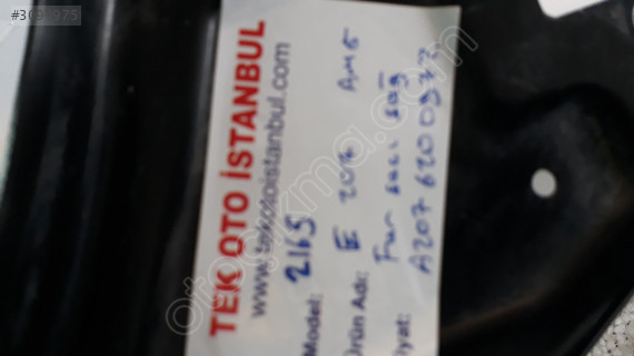 Mercedes E 207 FAR SACI SAĞ AMG KASA A2076200972 SÖKME