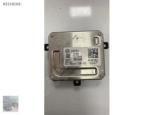 4G0907697J AUDİ A7 2010-2014 FAR BEYNİ SIFIR