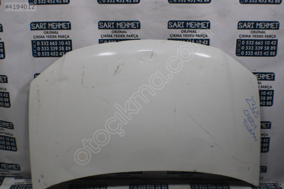 ÇIKMA VW CADDY TOURAN MOTOR KAPUTU 2345