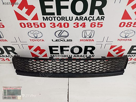 TOYOTA AURİS ÖN TAMPON IZGARASI ÇIKMA ORJİNAL PARÇA 2010-2012