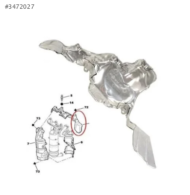 Turbo Isı Kalkanı | Ford Focus 2 1.6 Dizel 2005-2011