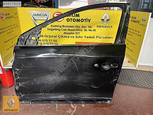 RENAULT FLUENCE ÇIKMA ORJİNAL SOL ÖN KAPI VE DİĞE PARÇALARI