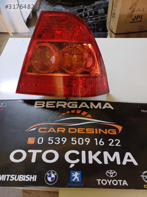 TOYOTA COROLLA SEDAN SAG ARKA STOP SIFIR