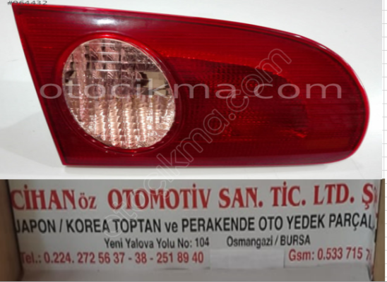 SOL İÇ STOP TOYOTA COROLLA 1999 2001