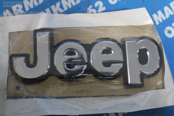 JEEP RENEGADE BAGAJ AMBLEMİ SIFIR ORJ