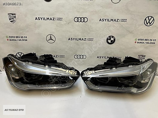BMW X1 F48 LED SAĞ VE SOL TAKIM FAR ORJİNAL