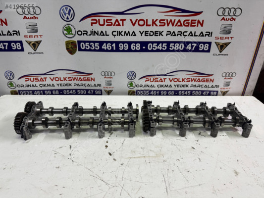 AUDİ A6 3.0TDİ V6 CRT MOTOR ÇIKMA ORJİNAL EKSANTRİK MİLİ TAKIMI