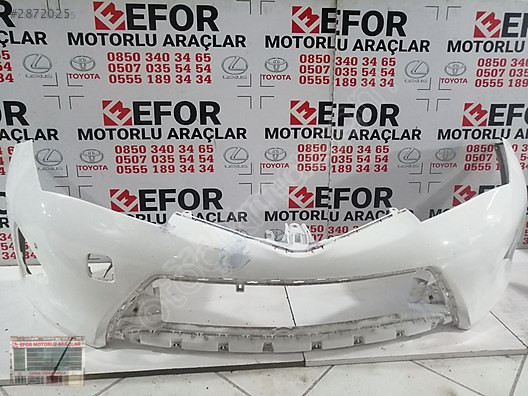 TOYOTA AURİS ÖN TAMPON ÇIKMA ORJİNAL PARÇA 2013 - 2015