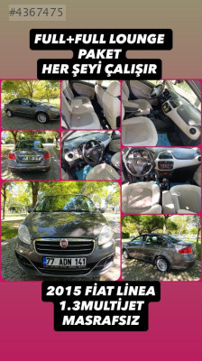 2015 model Fiat Linea dizel lounge paket