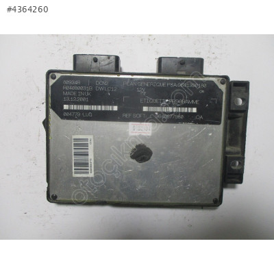 Citroen Xsara 1.9 Motor Beyni R04080031B 9641390180 9646677980