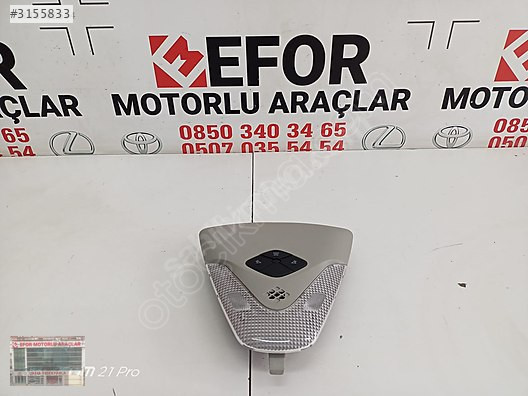 TOYOTA CHR SIFIR ORJİNAL TAVAN İÇ AYDINLATMA OEM:81260-F4061-B0