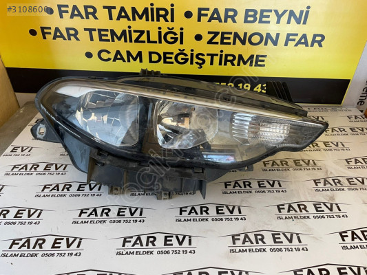 Fiat Egea Sağ Ön Far SİYAH ZEMİN