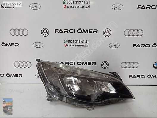 OPEL ASTRA J SAĞ ORJİNAL FAR
