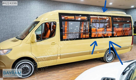 MERCEDES SPRİNTER CAN CAN SOL 2.DOLMUŞ YAN CAM