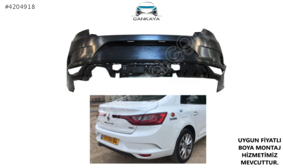 MEGANE 4 ARKA TAMPON SIFIR 2015+850228743R SIFIR