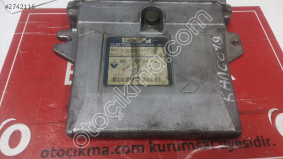 7700104956 7700111206 RENAULT KANGOO 1.9 MOTOR BEYNİ