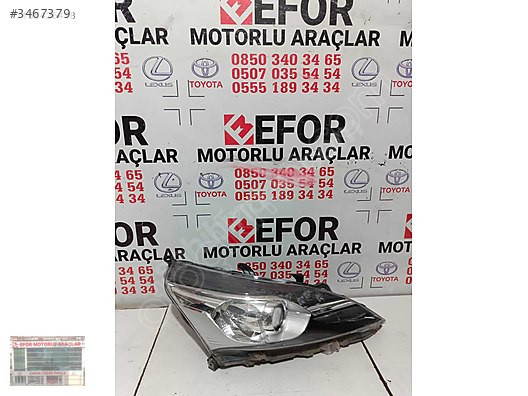 TOYOTA VERSO SAĞ FAR LED ÇIKMA ORJİNAL YEDEK PARÇA 13-18