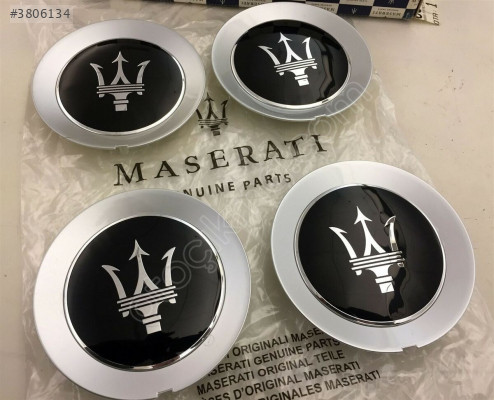 670149986 JANT GÖBEĞİ SİYAH TABAN ÜZERİNE KROM MASERATI