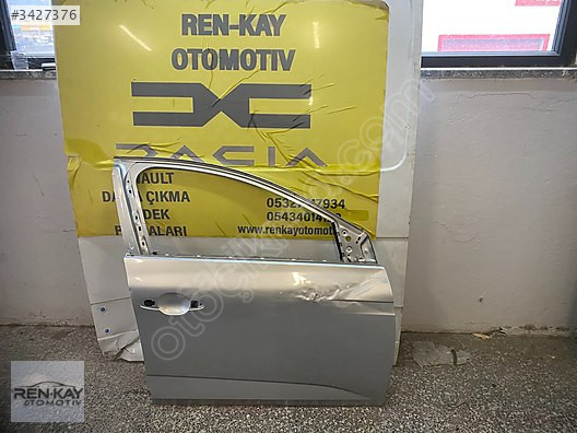RENAULT MEGANE 4 SAĞ ÖN KAPI GRİ ORJ ÇIKMA RENKAY OTO KOCAELİ