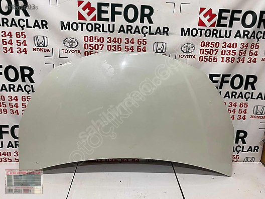 TOYOTA YARİS MOTOR KAPUTU ÇIKMA ORJİNAL YEDRK PARÇA 12-18