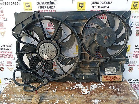 VOLKSWAGEN T5 2003-2010 1.9 KOMPLE FAN OEM7h0121207h ÇIKMA SÖKME