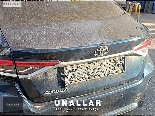 2022 TOYOTA COROLLA BAGAJ KAPAĞI ve TÜM AKS| ÜNALLAR OTO ÇIKMA |