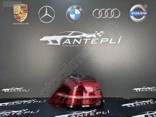 VOLKSWAGEN GOLF 7 7.5 GÖRÜNÜM SOL ARKA STOP ÇIKMA