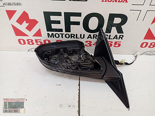HONDA CİVİC SAĞ AYNA ÇIKMA ORİJİNAL PARÇA 2016-2021