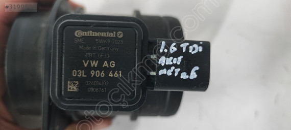 03L906461 - HAVA AKIŞMETRE VW GOLF POLO JETTA PASSAT CADDY